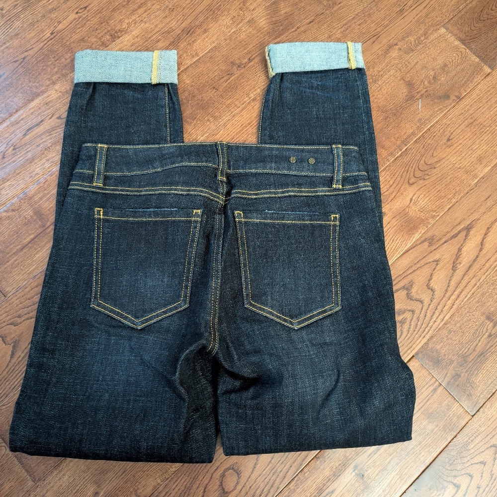 EUC Ladies Cabi Skinny Jeans Size 2 Dark Wash Rolled Hem Denim - Picture 6 of 6